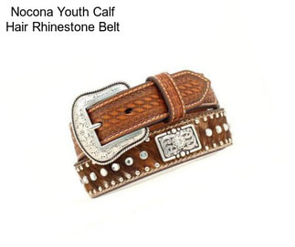 Nocona Youth Calf Hair Rhinestone Belt