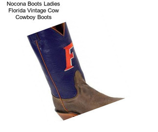 Nocona Boots Ladies Florida Vintage Cow Cowboy Boots