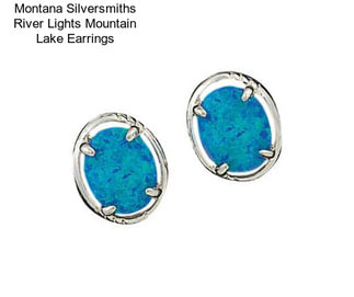 Montana Silversmiths River Lights Mountain Lake Earrings