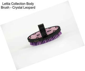 Lettia Collection Body Brush - Crystal Leopard