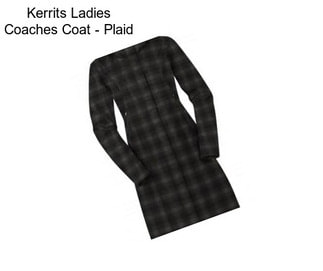 Kerrits Ladies Coaches Coat - Plaid