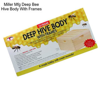 Miller Mfg Deep Bee Hive Body With Frames