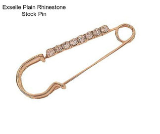 Exselle Plain Rhinestone Stock Pin