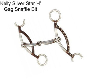 Kelly Silver Star H\' Gag Snaffle Bit