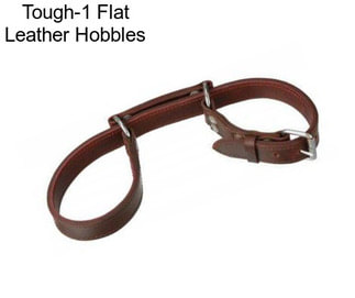 Tough-1 Flat Leather Hobbles