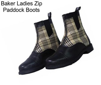 Baker Ladies Zip Paddock Boots