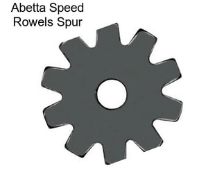 Abetta Speed Rowels Spur