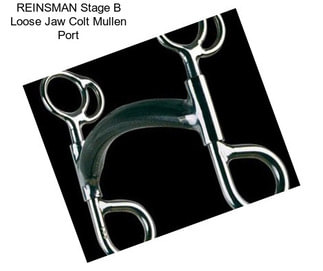 REINSMAN Stage B Loose Jaw Colt Mullen Port