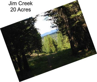 Jim Creek 20 Acres
