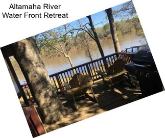 Altamaha River Water Front Retreat