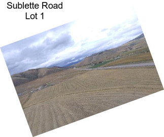 Sublette Road Lot 1