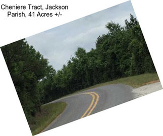 Cheniere Tract, Jackson Parish, 41 Acres +/-