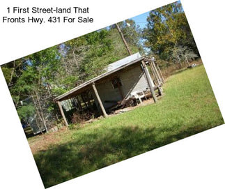 1 First Street-land That Fronts Hwy. 431 For Sale