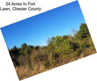 24 Acres In Fort Lawn, Chester County