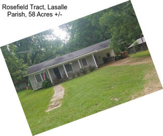 Rosefield Tract, Lasalle Parish, 58 Acres +/-