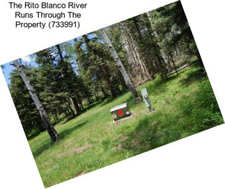 The Rito Blanco River Runs Through The Property (733991)