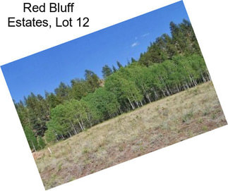 Red Bluff Estates, Lot 12