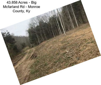 43.858 Acres - Big Mcfarland Rd - Monroe County, Ky