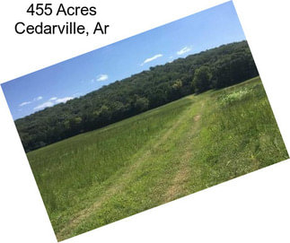 455 Acres Cedarville, Ar