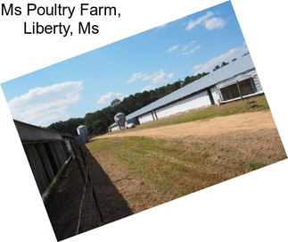 Ms Poultry Farm, Liberty, Ms