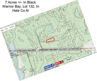 7 Acres +/- In Black Warrior Bay, Lot 132, In Hale Co Al