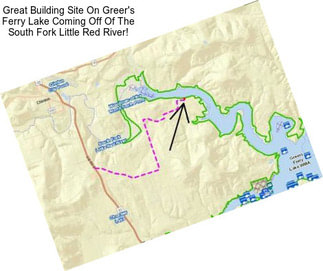 Great Building Site On Greer\'s Ferry Lake Coming Off Of The South Fork Little Red River!