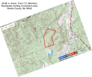 54.68 +/- Acres, Tract 117, Mini-farm, Residential, Hunting, Investment Land, Rankin County, Ms 39042