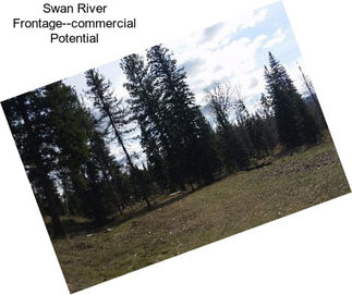 Swan River Frontage--commercial Potential