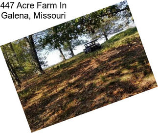 447 Acre Farm In Galena, Missouri