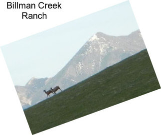 Billman Creek Ranch