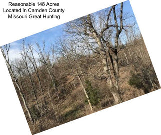 Reasonable 148 Acres Located In Camden County Missouri Great Hunting