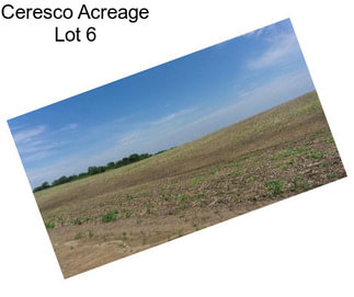 Ceresco Acreage Lot 6