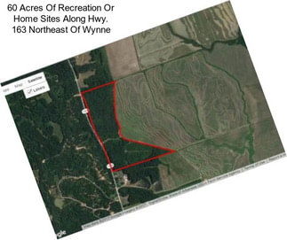 60 Acres Of Recreation Or Home Sites Along Hwy. 163 Northeast Of Wynne