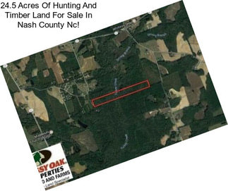 24.5 Acres Of Hunting And Timber Land For Sale In Nash County Nc!
