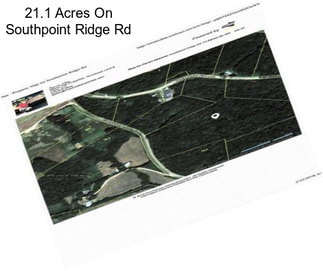 21.1 Acres On Southpoint Ridge Rd