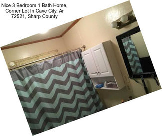 Nice 3 Bedroom 1 Bath Home, Corner Lot In Cave City, Ar 72521, Sharp County