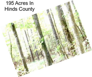 195 Acres In Hinds County