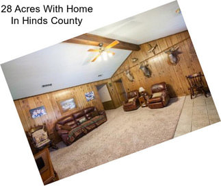 28 Acres With Home In Hinds County