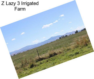 Z Lazy 3 Irrigated Farm