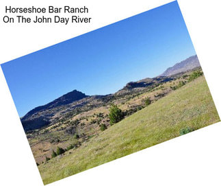 Horseshoe Bar Ranch On The John Day River