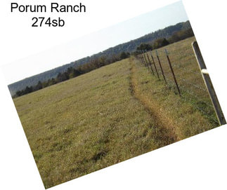 Porum Ranch 274sb