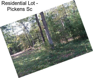 Residential Lot - Pickens Sc