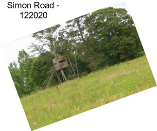 Simon Road - 122020