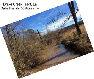 Drake Creek Tract, La Salle Parish, 35 Acres +/-