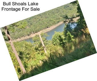 Bull Shoals Lake Frontage For Sale