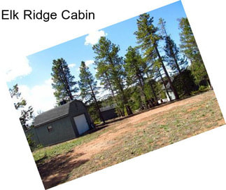 Elk Ridge Cabin