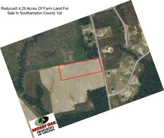Reduced! 4.29 Acres Of Farm Land For Sale In Southampton County Va!