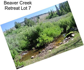 Beaver Creek Retreat Lot 7