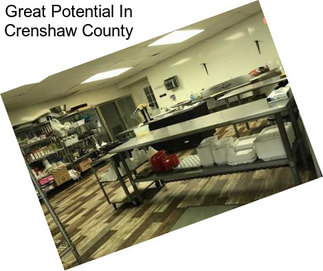 Great Potential In Crenshaw County