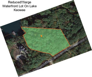 Reduced!!!large Waterfront Lot On Lake Keowee